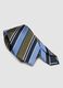 Multicolour pure silk striped tie_2