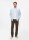 Straight-fit trousers in stretch corduroy_0