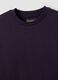 Felpa viola in misto cotone a girocollo regular fit_1