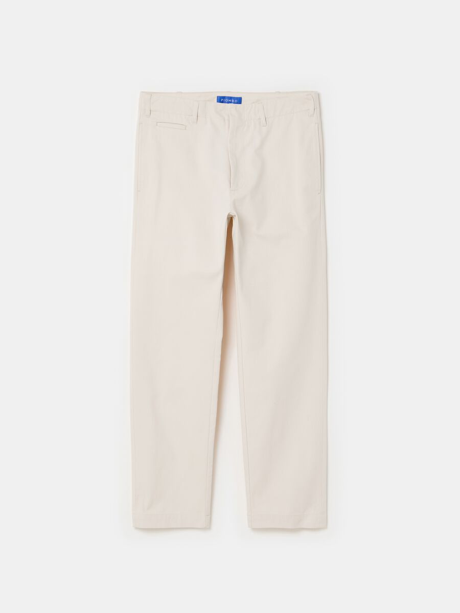 Selection straight-fit trousers in cotton_3