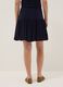 Blaue Umstandsrock aus elastischer Viskose_4