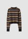 Multicolour regular-fit stretch wool cardigan_2