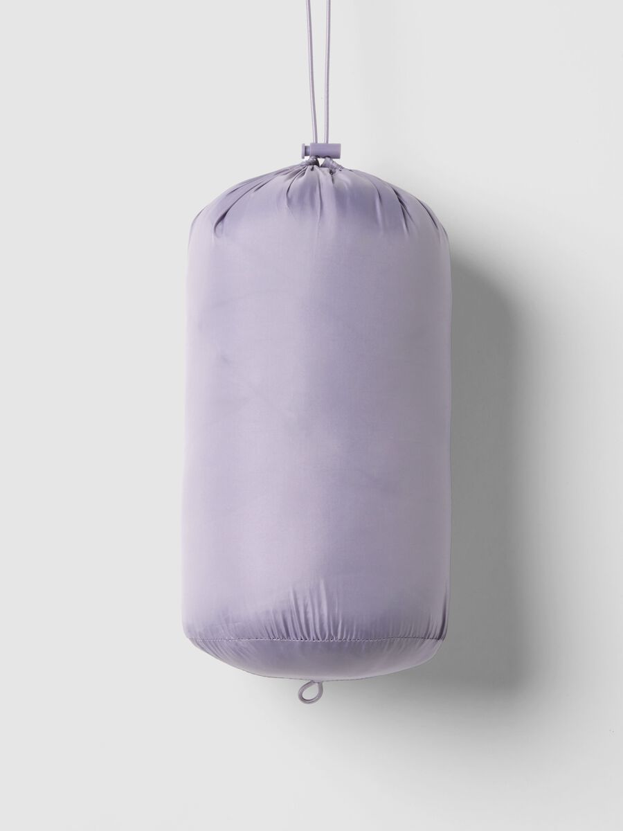 Purple padded jacket regular fit with hood_5