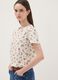 White floral stretch-cotton T-shirt, regular fit_2
