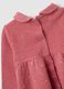 Baby girl's pink dress in pure cotton regular fit with round neck_3