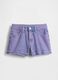 Purple Denim Shorts for Girls_3