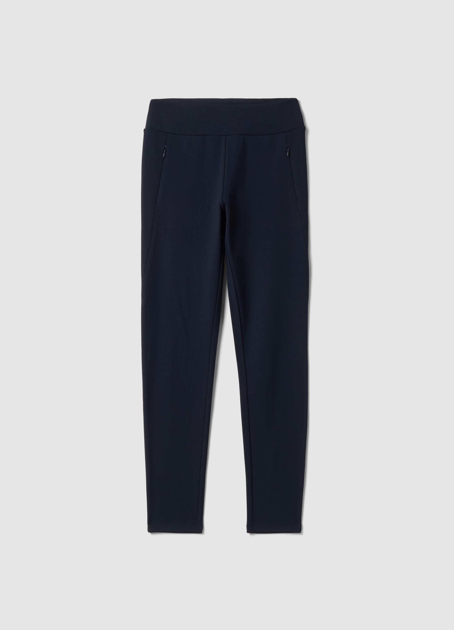 Blue stretch-fabric leggings ALTAVIA STUDIO