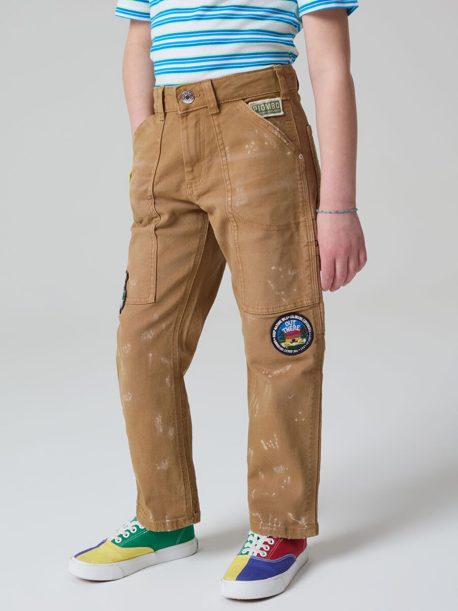 Carpenter jeans with patches_1