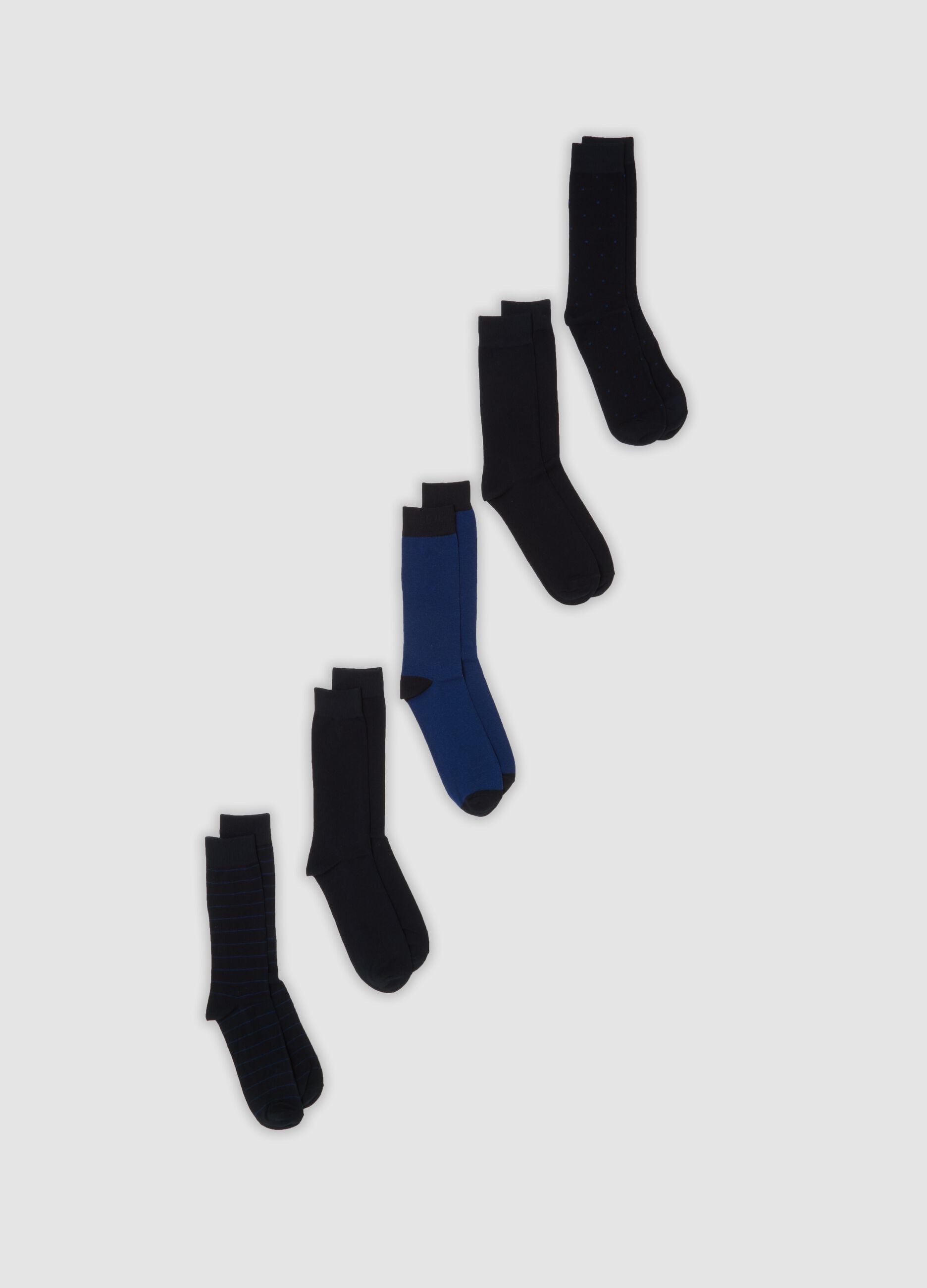 5er-Pack Midi-Socken aus elastischer Bio-Baumwolle