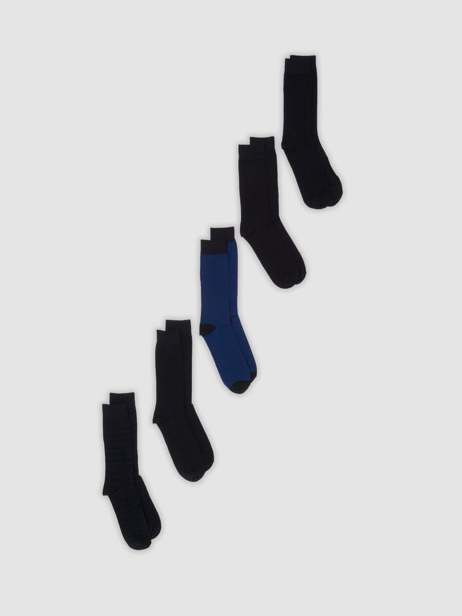 5er-Pack Midi-Socken aus elastischer Bio-Baumwolle_0