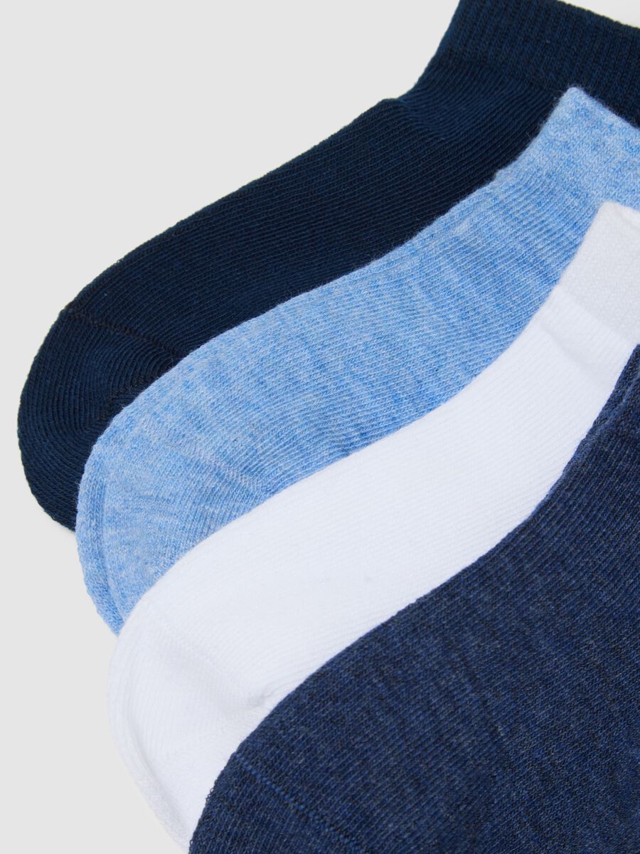 Children's multicolor elastic cotton short socks multipack_1