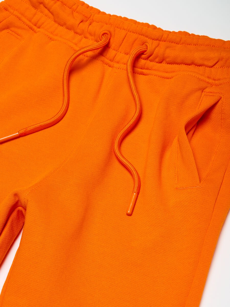 Essential joggers in organic cotton with drawstring_2