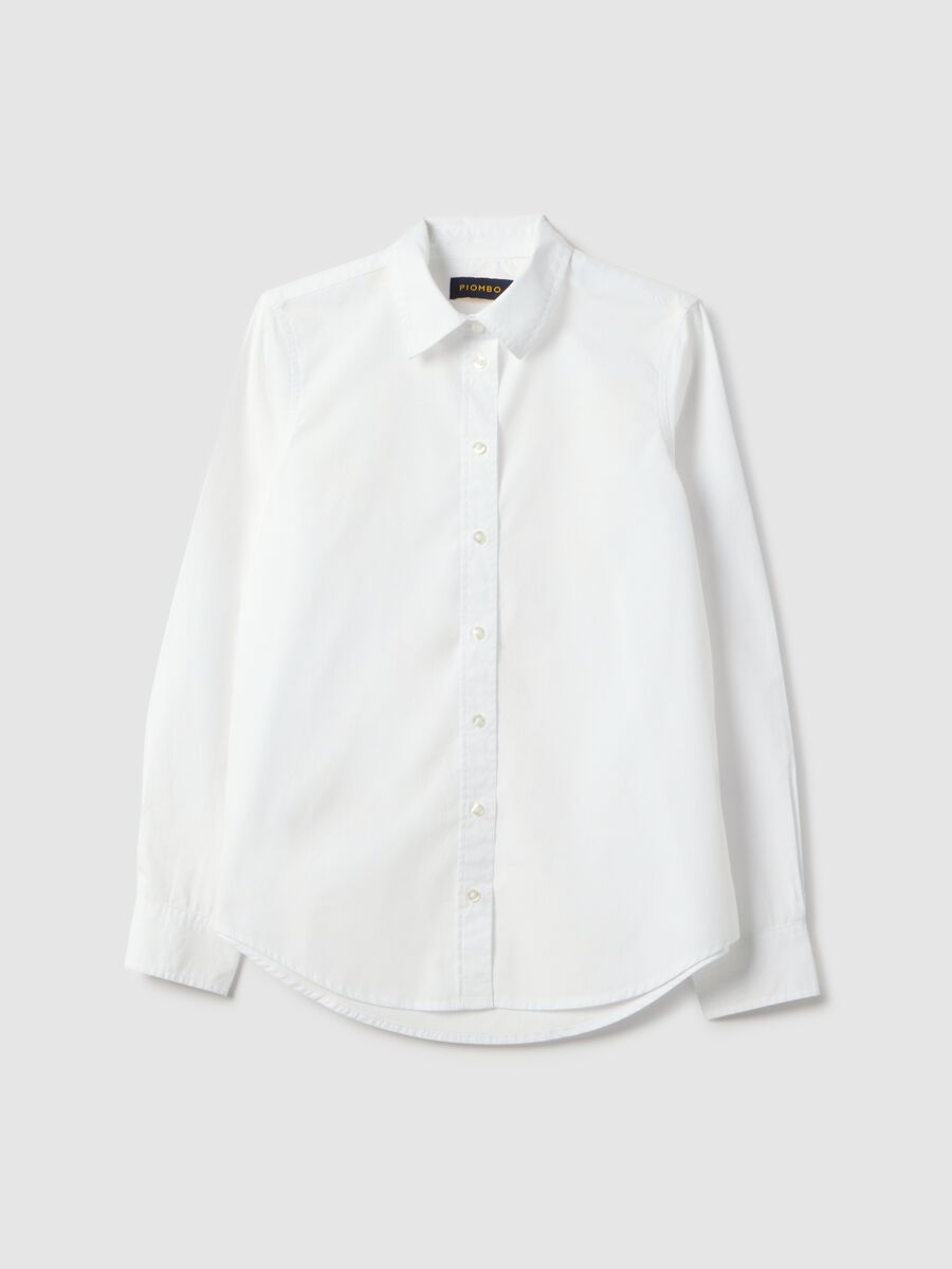 White pure cotton shirt regular fit_0