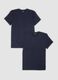 2er-Pack blaue T-Shirts aus elastischer Mikrofaser, Regular Fit_4