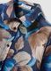 Blaue Hemdbluse aus Lyocell-Mix mit Blumenprint_5