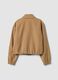 Beiger Blazer aus Stretchstoff im Over-Fit mit Reissverschluss_2