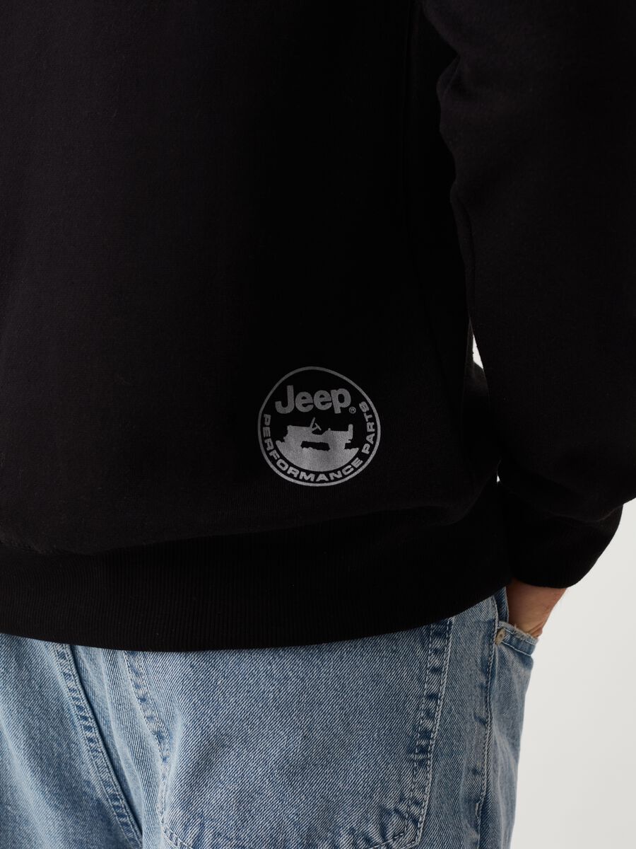 Sweatshirt with Jeep Spirit print and round neck_3