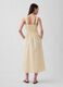 Vestido midi em algod&atilde;o puro com estampado floral_1