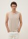 Beige pure cotton vest_2