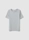 Round-neck T-shirt in cotton and modal m&eacute;lange_2