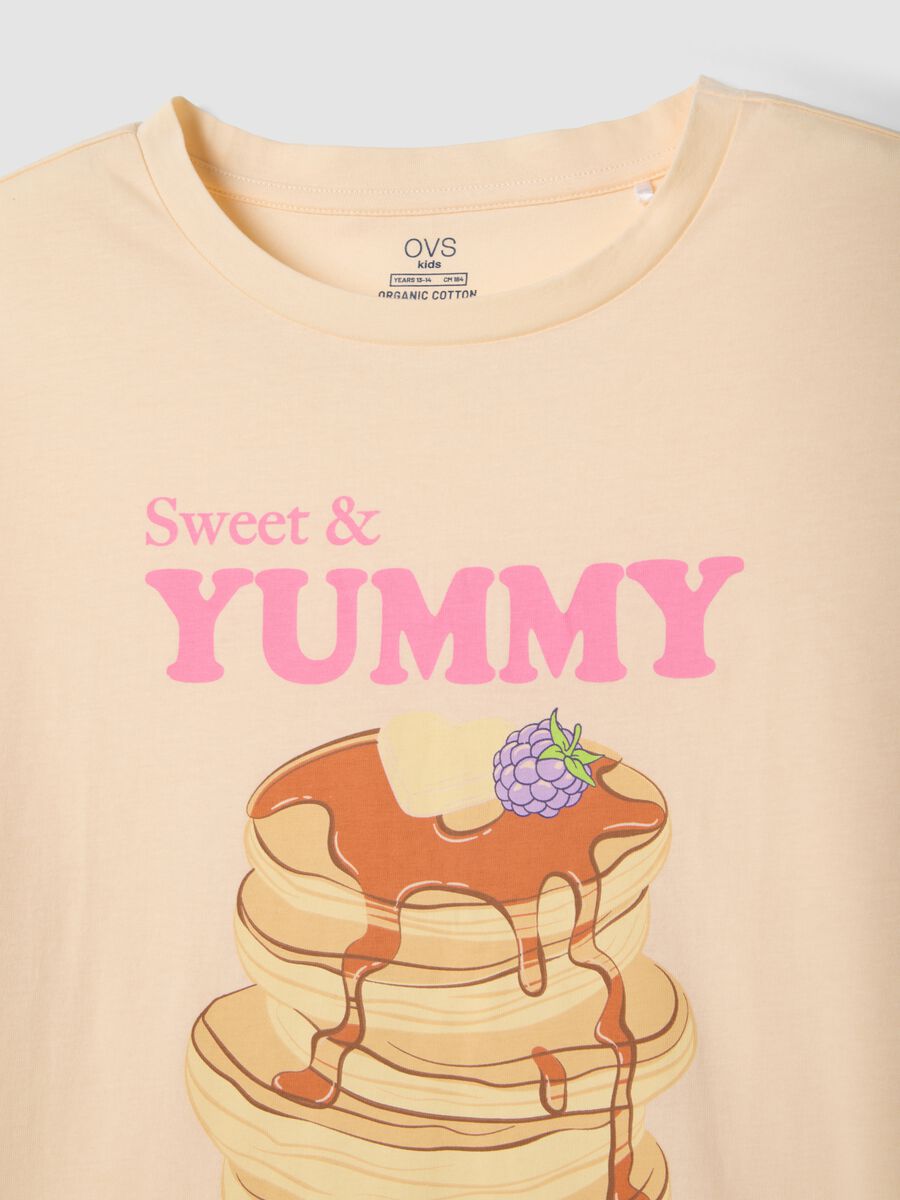 Girls' regular fit multicolour pure cotton pyjamas with prints_2