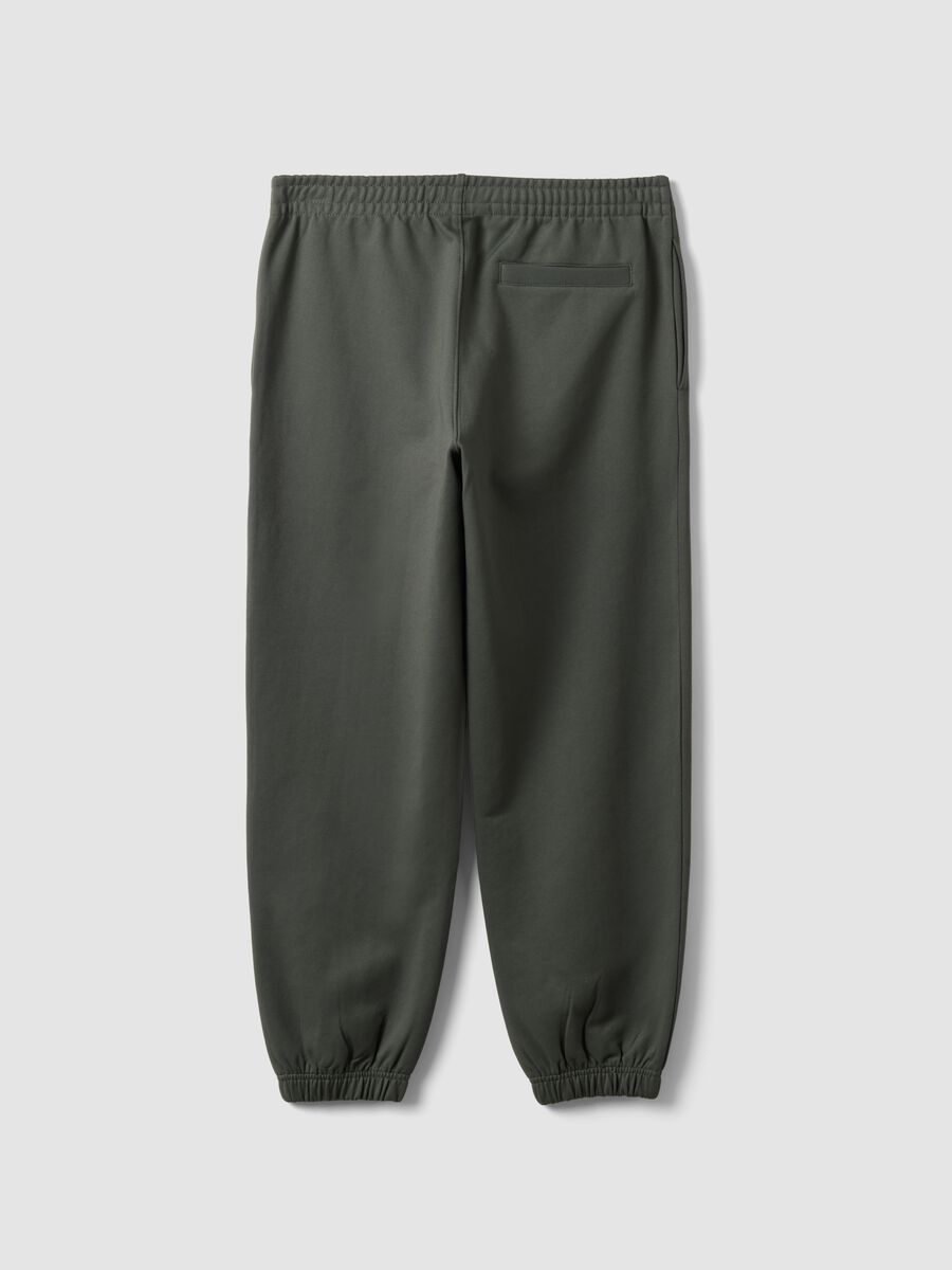 Green relaxed-fit stretch jogger trousers_2