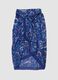 Blue pure cotton printed pareo_0