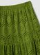 Green maxi skirt with elasticated waist_1