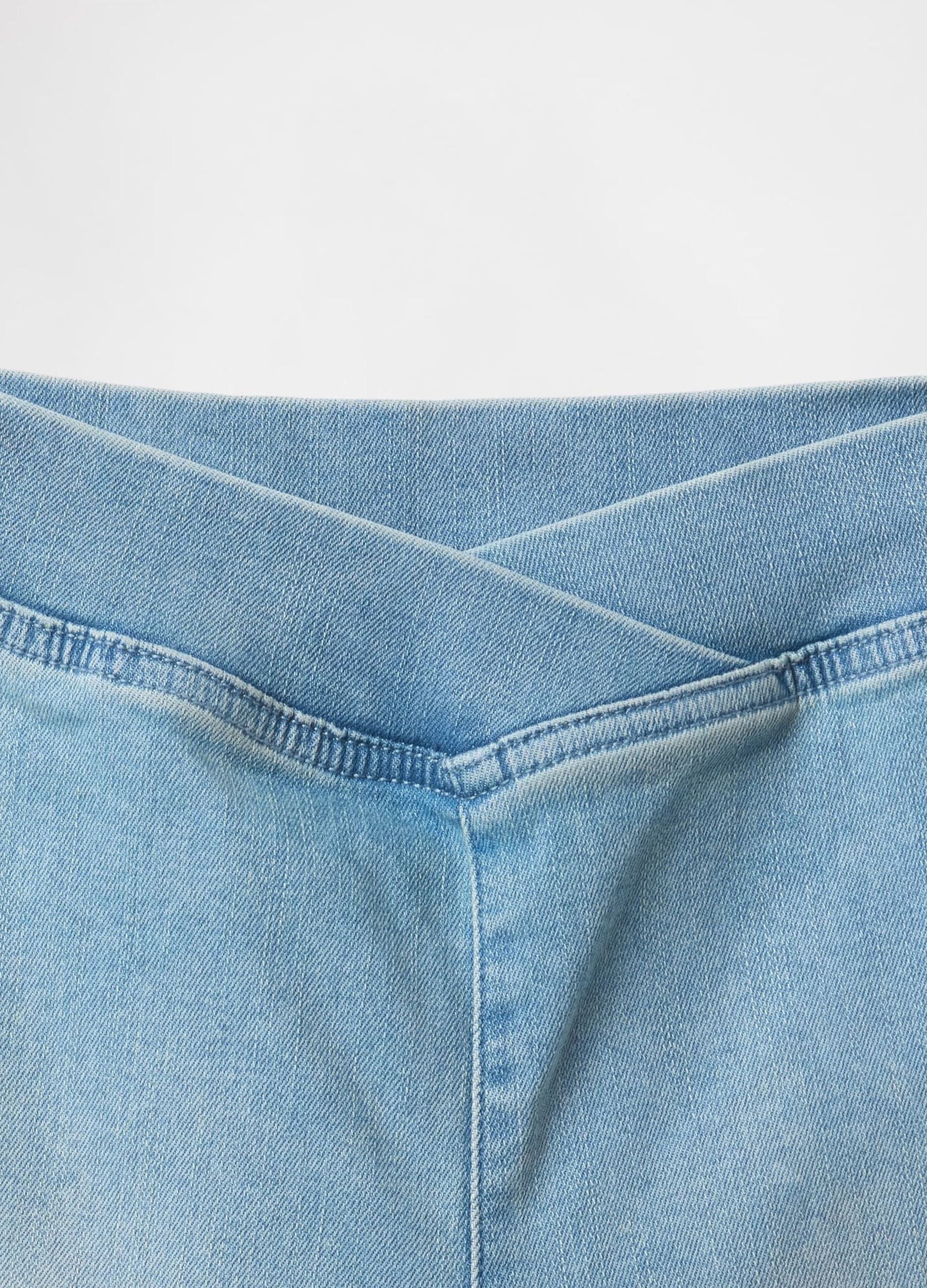 Blaue Denim-Shorts f&uuml;r M&auml;dchen
