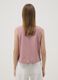 Top rose en m&eacute;lange viscose, coton et lin, coupe regular_3