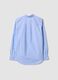 Light blue pure cotton Oxford shirt, comfort fit_6