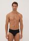 3er-Pack schwarze Slips aus extrafeiner Stretch-Baumwolle_0