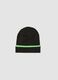 Cappello nero in maglia con risvolto a tema Minecraft_1