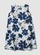 Wei&szlig;es Kleid aus Stretch-Baumwolle mit Blumenprint, Regular Fit_4