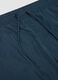 Blaue Badeshorts mit elastischem Bund und Kordelzug_1