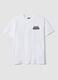 Wei&szlig;es T-Shirt aus reiner Baumwolle mit kurzen &Auml;rmeln, Regular Fit_0