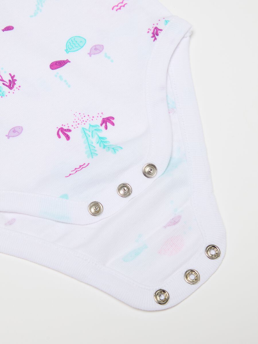 Three-pack bodysuits in organic cotton with print_2