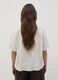 White viscose-linen blend shirt, regular fit_3