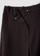 Brown flared formal trousers in stretch viscose_1