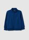 Children's regular fit blue full-zip pure cotton sweatshirt_0