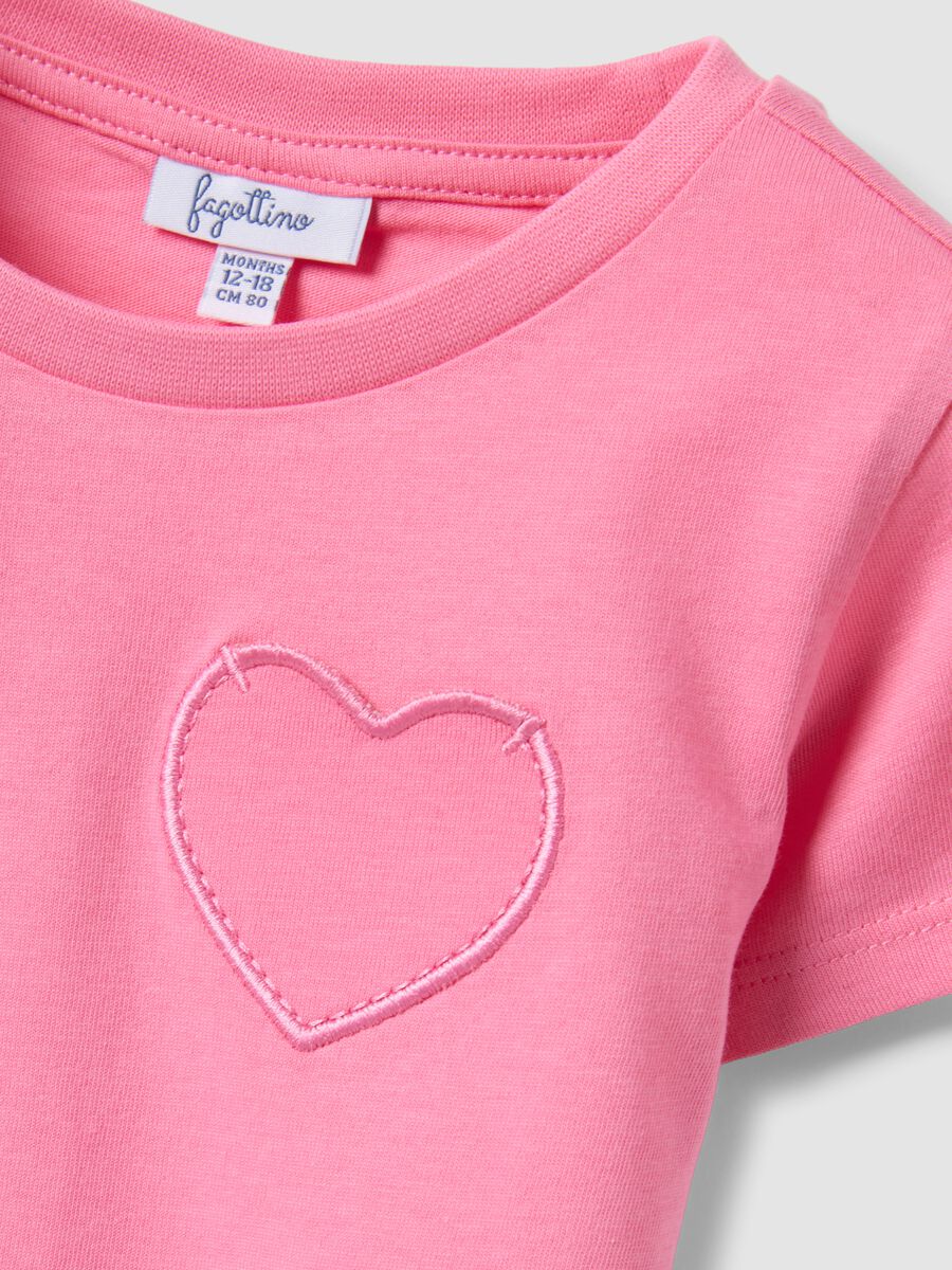 Mehrfarbiges 2er-Pack T-Shirts aus reiner Baumwolle f&uuml;r Baby-M&auml;dchen_2