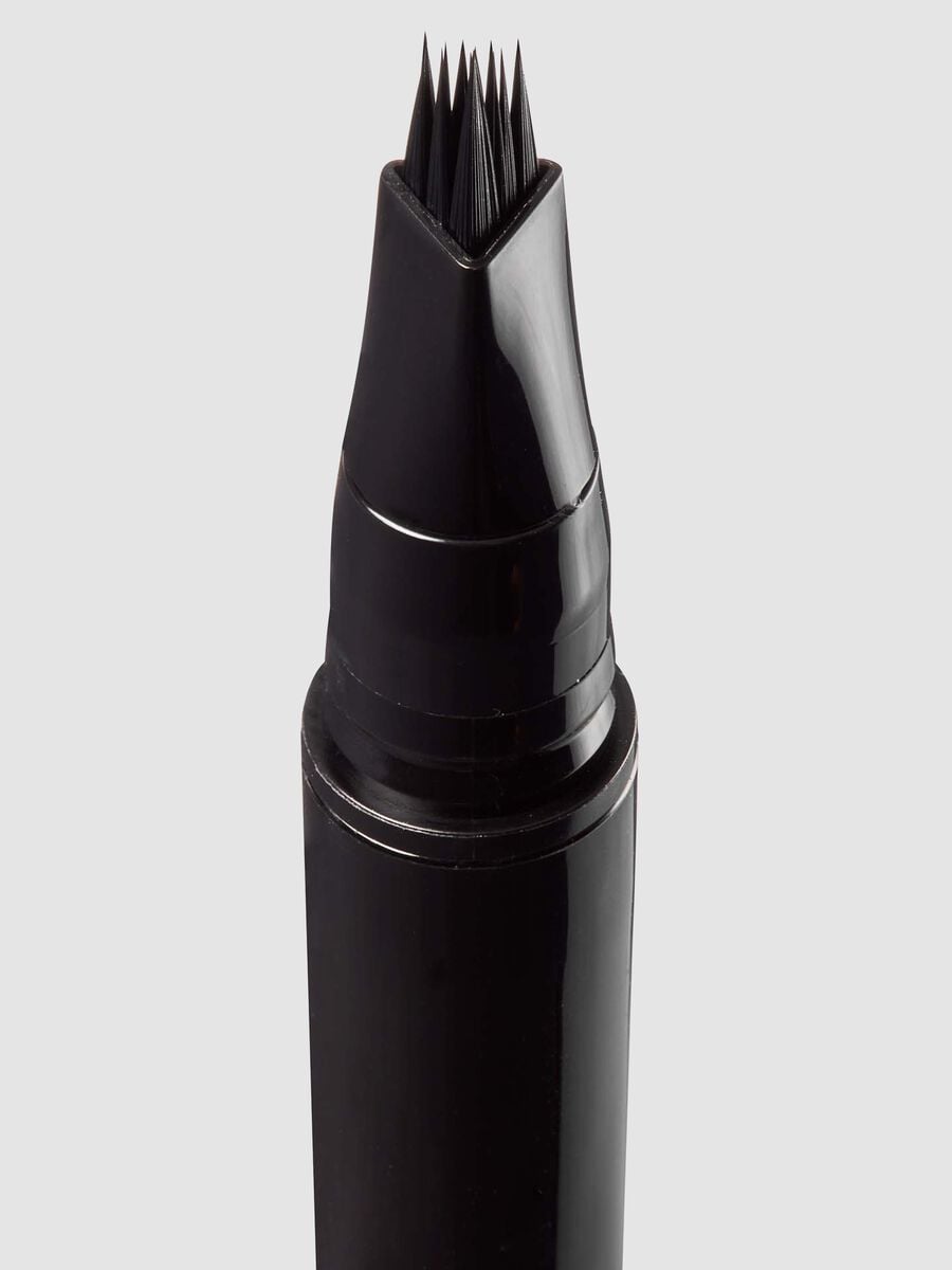 Fluffer Brow Brush Natural Brow Pen Soft Black 0,5 ml_2
