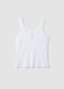 White pure cotton regular fit T-shirt with henley neck_4
