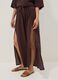 Brown pure cotton beach trousers_3