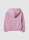 Pink pure cotton hooded sweatshirt_1
