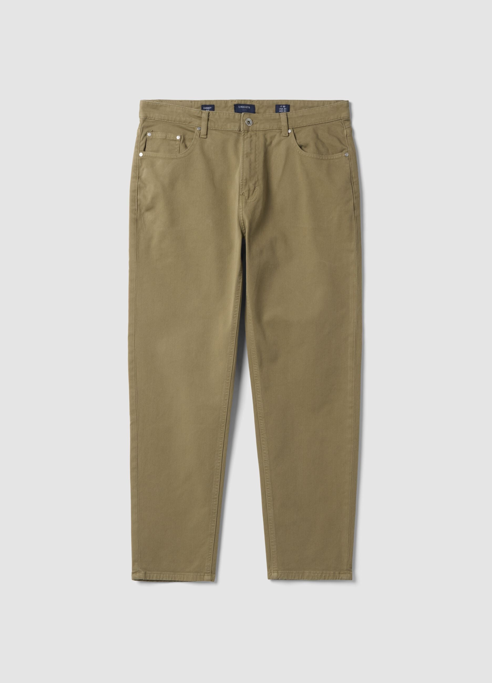 &Mu;&pi;&epsilon;&zeta; &pi;&alpha;&nu;&tau;&epsilon;&lambda;ό&nu;&iota; &alpha;&pi;ό &epsilon;&lambda;&alpha;&sigma;&tau;&iota;&kappa;ό &beta;&alpha;&mu;&beta;&alpha;&kappa;&epsilon;&rho;ό twill, carrot fit