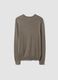 Grauer Pullover aus Viskosemix mit V-Ausschnitt, Regular Fit_2
