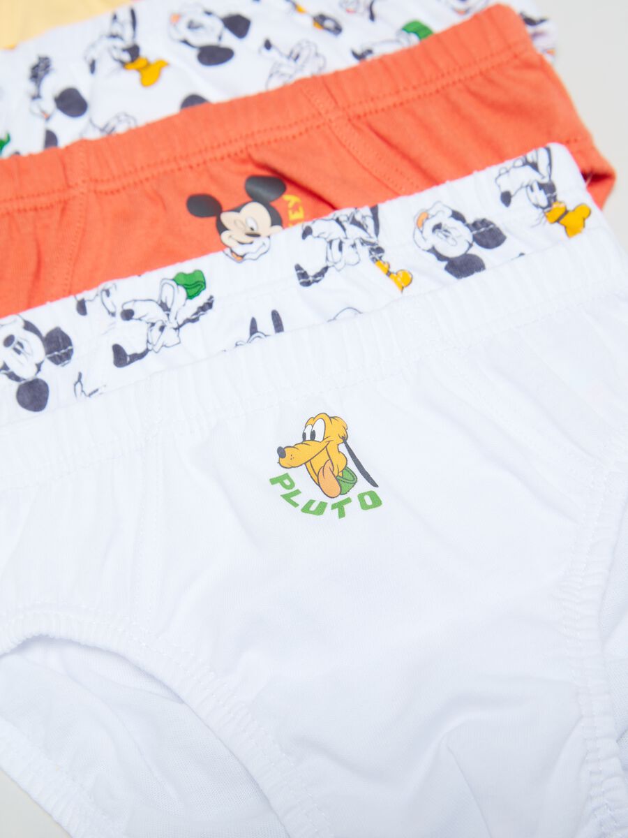 Five-pack cotton briefs with Mickey Mouse print_2
