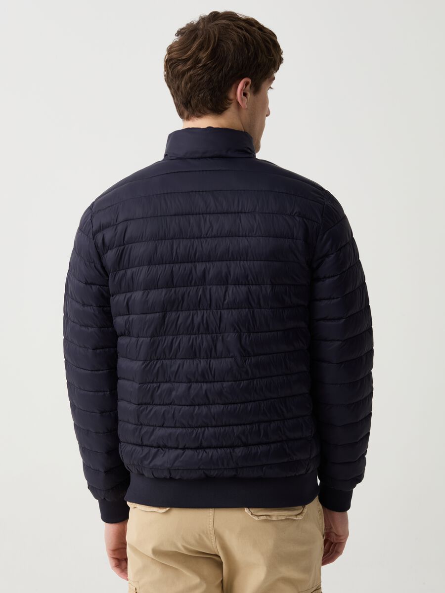 Ultralight quilted down jacket with high neck_3