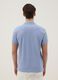Short-sleeve light blue polo shirt in pure cotton_2